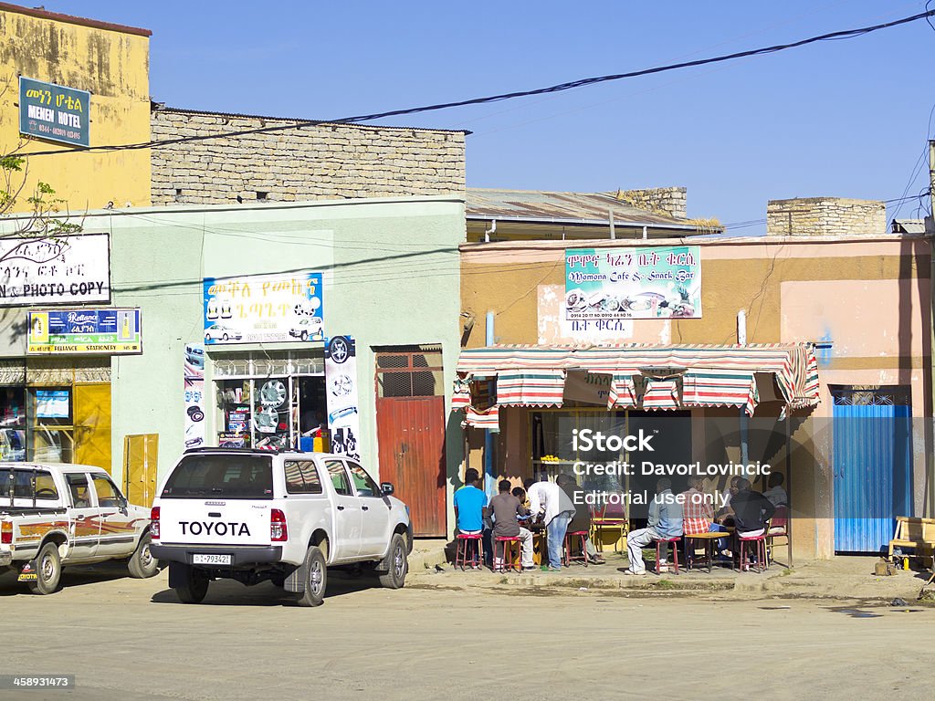 ストリート restorant - エチオピアのロイヤリティフリーストックフォト