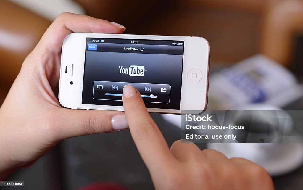 Youtube pour iPhone - Photo de YouTube libre de droits