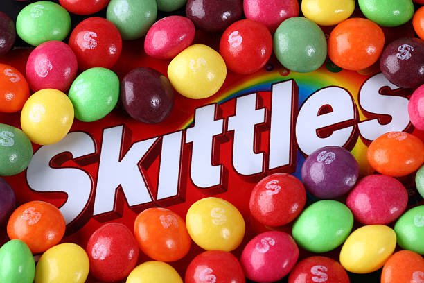 Skittles Candy stock photo