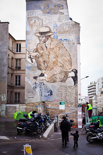 Paris, France: Sign on Wall Reading \