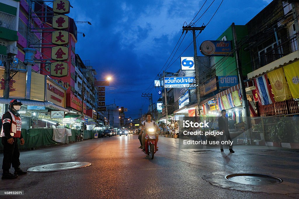 Night market in Chiang Mai Thailand - Foto de stock de Actividad comercial libre de derechos