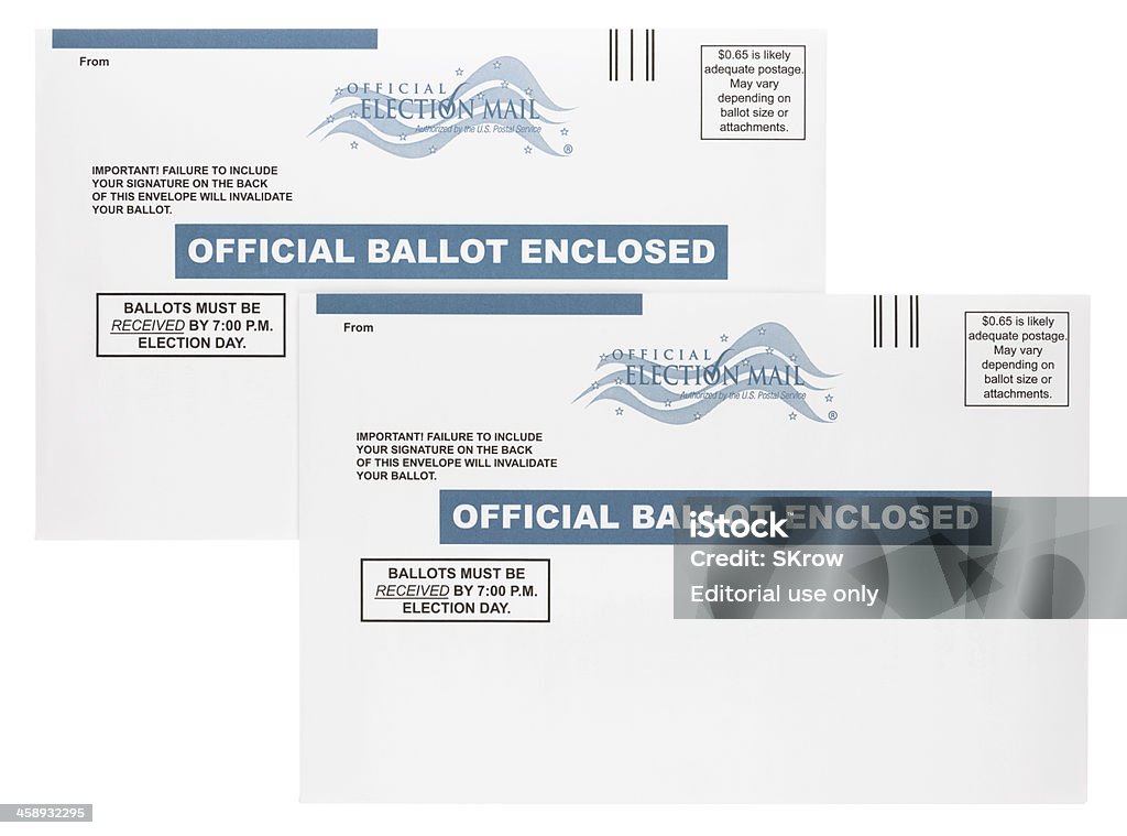 Mail-in Stimmzettel - Lizenzfrei Absentee Ballot Stock-Foto