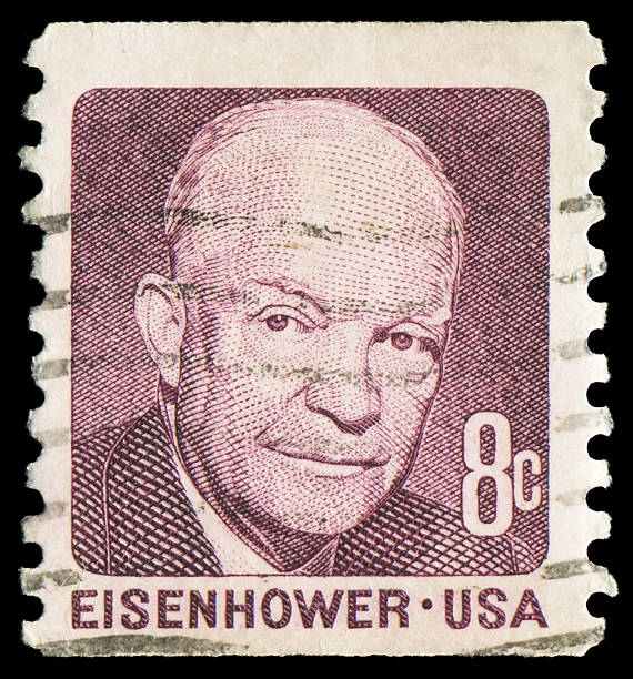 eisenhower - people postmark dwight eisenhower president of the usa zdjęcia i obrazy z banku zdjęć