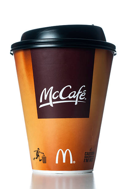 McCafé McDonald's cup - foto de stock