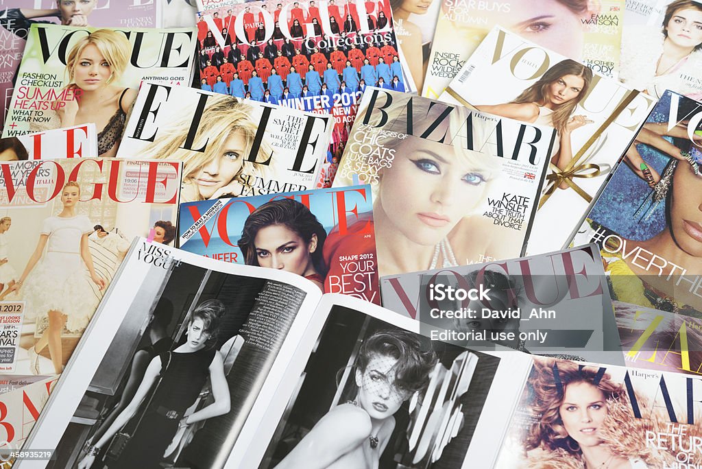 Magazines de mode - Photo de Magazine libre de droits Magazines de mode - Photo de Magazine libre de droits