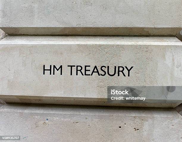 Hm Treasury Sign Stock Photo - Download Image Now - Treasury, British Culture, British Currency