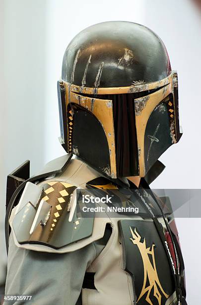 Star Wars Mandalorian Bounty Hunter Stock Photo - Download Image Now - Characters, Mask - Disguise, Protective Face Mask