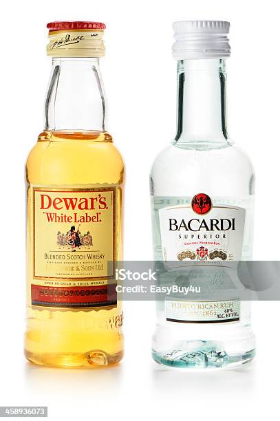 Miniature Alcohol Bottles Stock Photo - Download Image Now - Bottle, Small, Alcohol - Drink