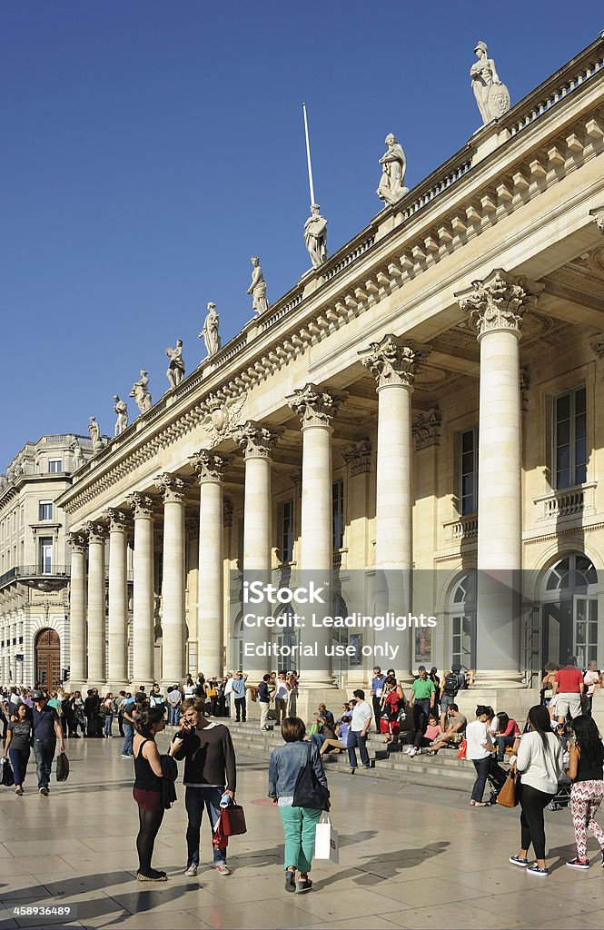 Grande Teatro di Bordeaux - Foto stock royalty-free di Arte, Cultura e Spettacolo