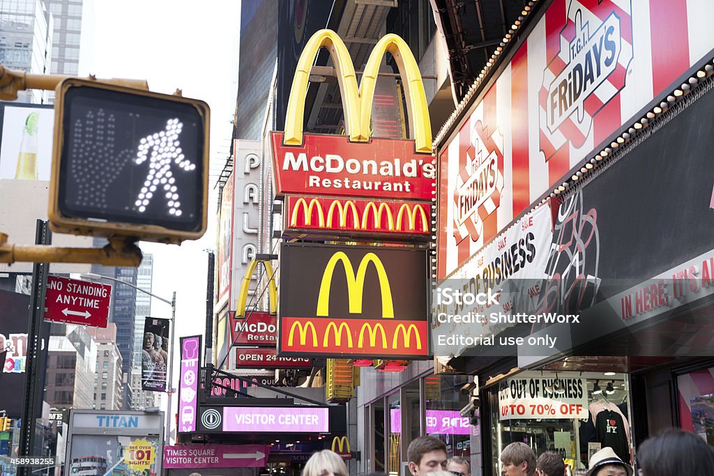 Times Square - Zbiór zdjęć royalty-free (McDonald's)