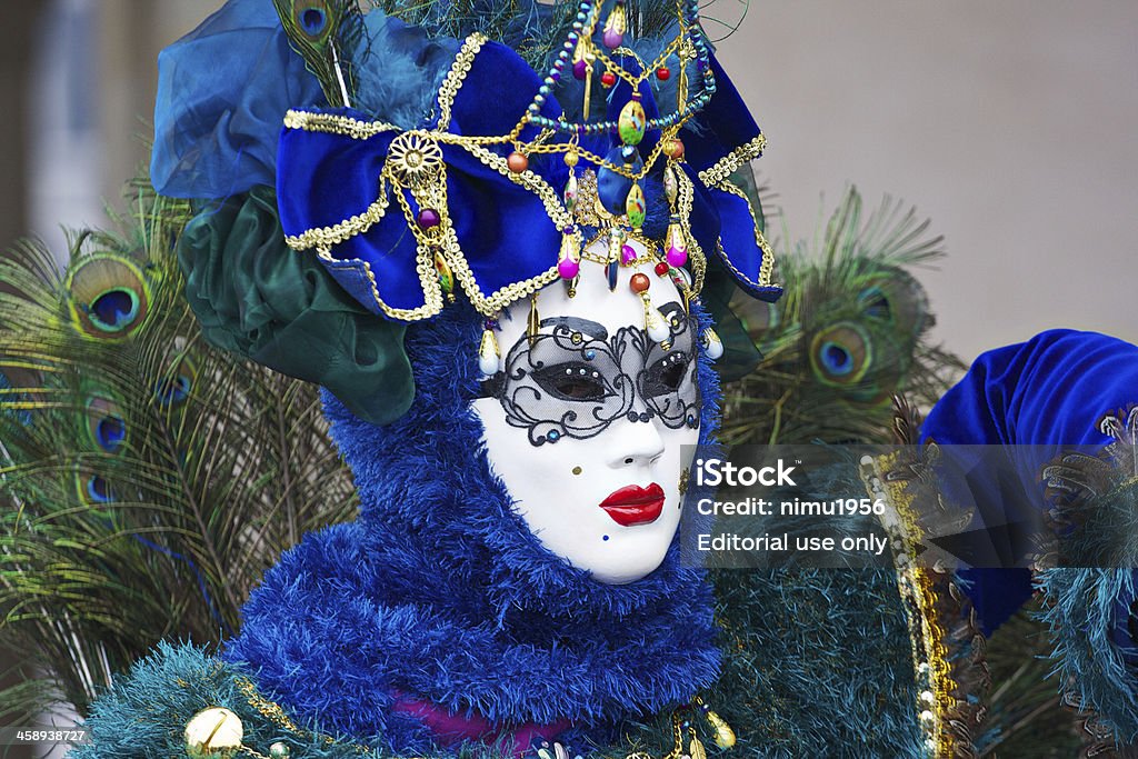 Máscara de Carnaval de Veneza em 2012 - Royalty-free 2012 Foto de stock