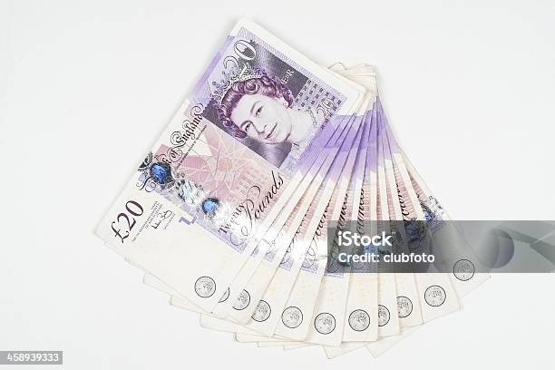 Wad 영국의 20 파운드 지급어음 영국 통화에 대한 스톡 사진 및 기타 이미지 - 영국 통화, 영국 파운드 지폐, 영국