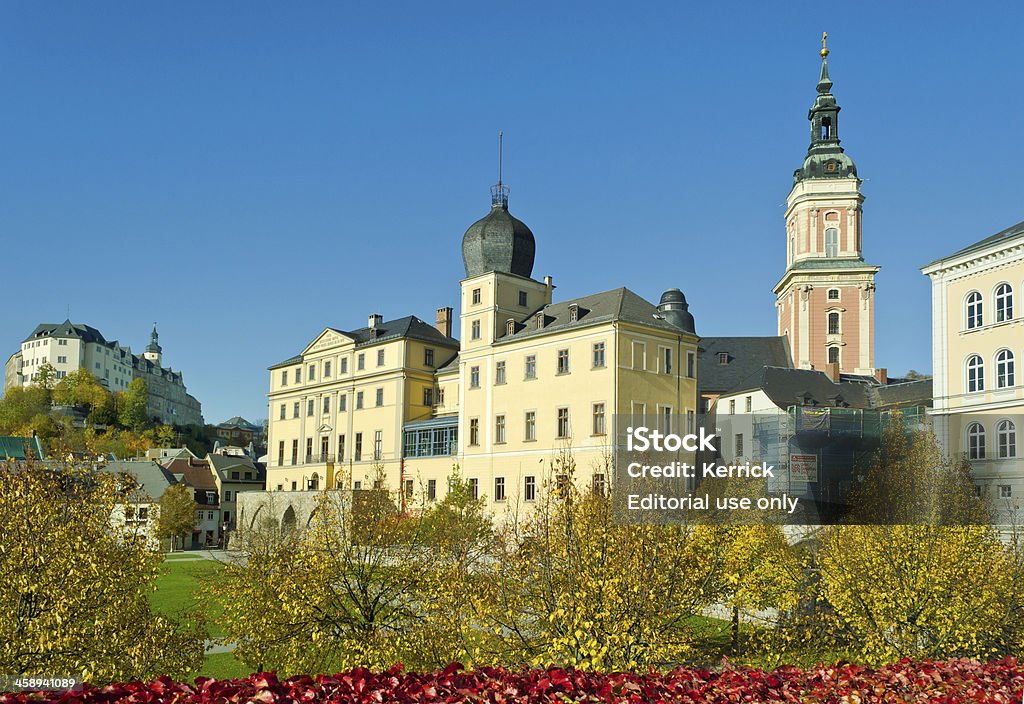 Unteres Schloss w Greiz-Niemcy - Zbiór zdjęć royalty-free (Bez ludzi)