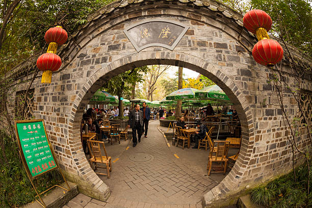 A chinese-style yard