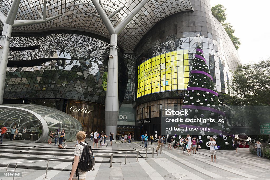 Orchard Road in der Weihnachtszeit - Lizenzfrei Architektur Stock-Foto