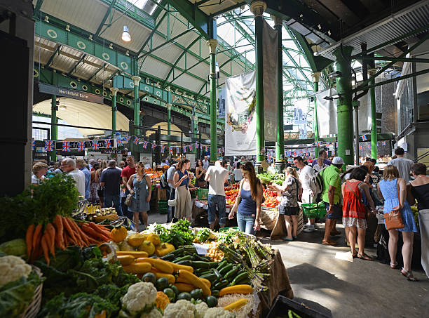 Borough Market stock photo