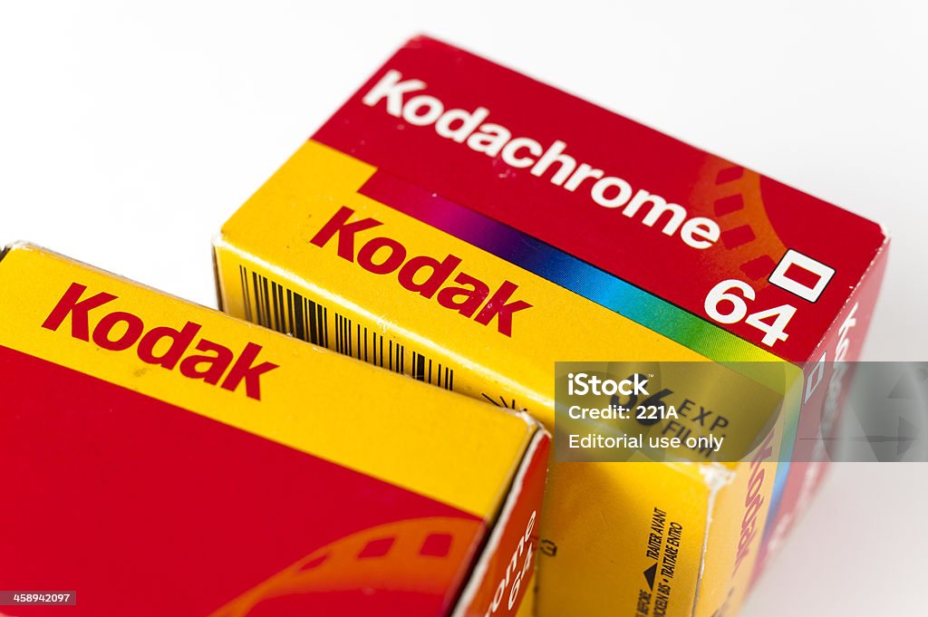 Пакеты Kodachrome 64 фильм - Стоковые фото Фотоплёнка роялти-фри