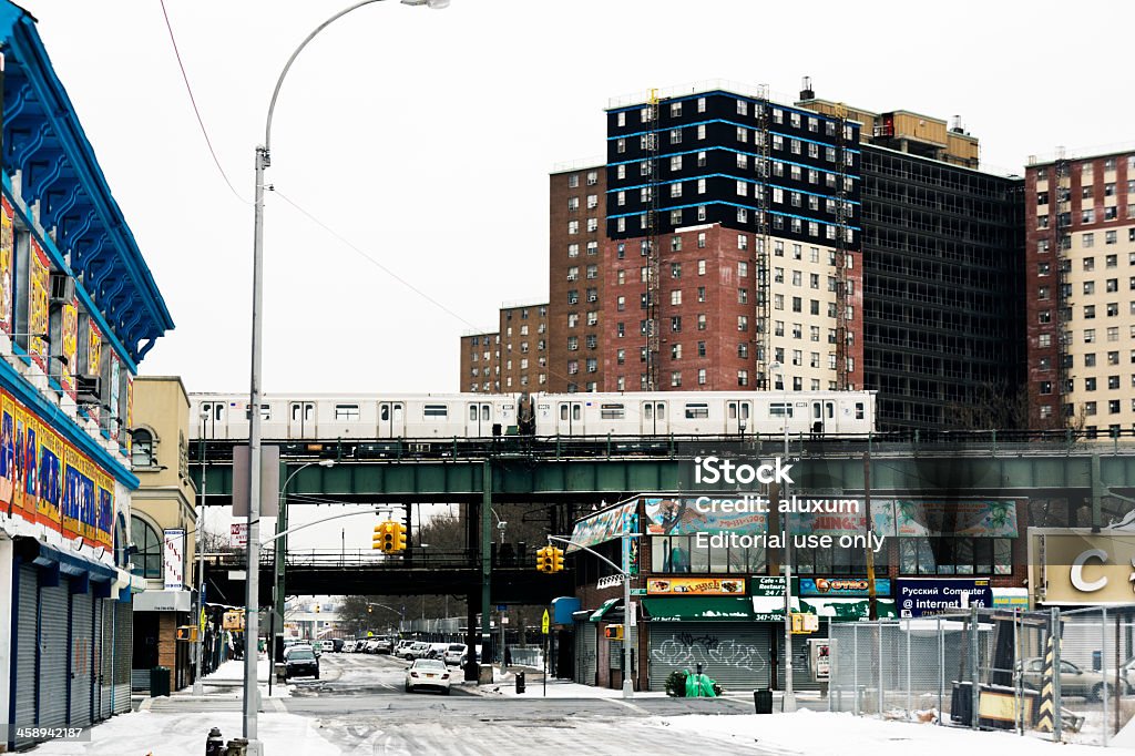 Metropolitana di New York, Coney Island - Foto stock royalty-free di Povertà