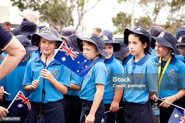 オーストラリアの学校の子供 - アンザックデイのストックフォトや画像を多数ご用意 - アンザックデイ, クイーンズランド州, 子供