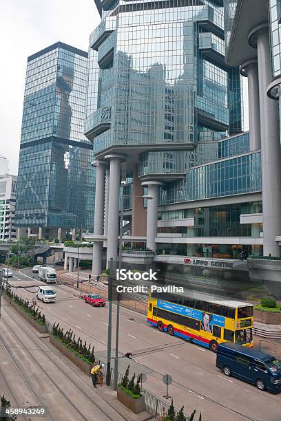 트래픽 Under 리포 고층건물이 Hong Kong 간판에 대한 스톡 사진 및 기타 이미지 - 간판, 거리, 건물 정면