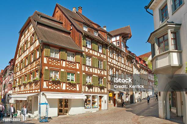 Frame Häuser Im Meersburg Deutschland Stockfoto und mehr Bilder von Alt - Alt, Altstadt, Baden-Württemberg