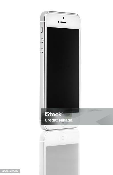 Iphone 5 Stock Photo - Download Image Now - Apple Computers, Telephone, Side View