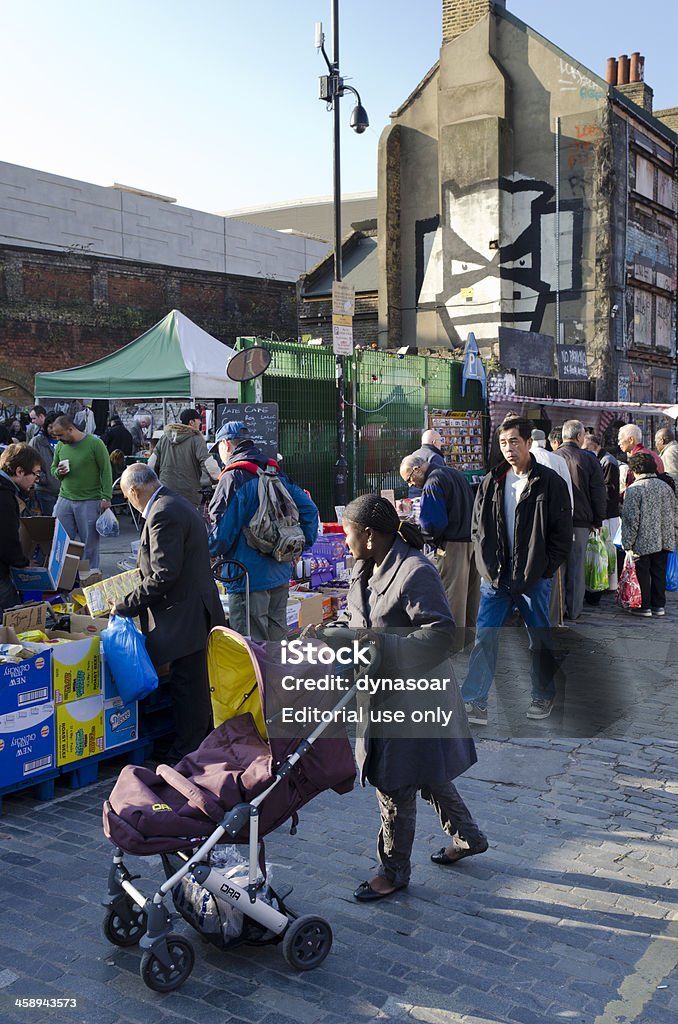 East End mercado, Londres - Royalty-free Hackney Foto de stock