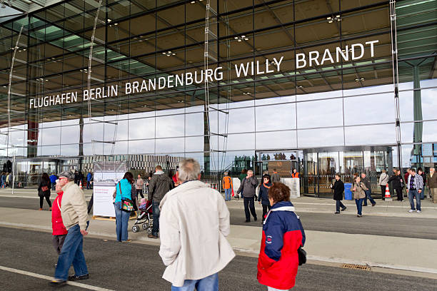 Berlin-Brandenburg International Airport stock photo