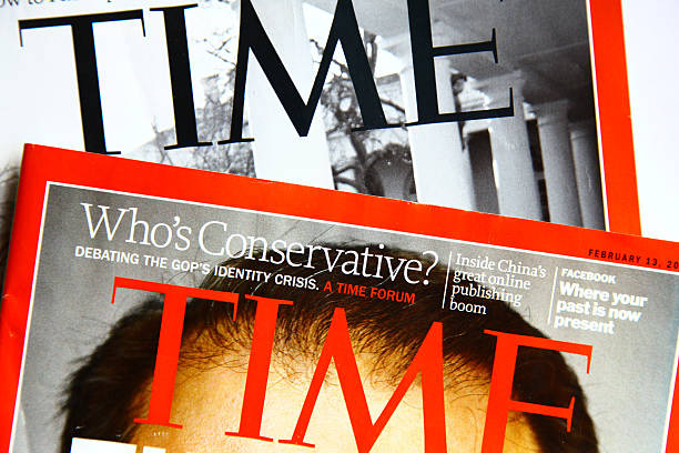 Time magazine stock photo