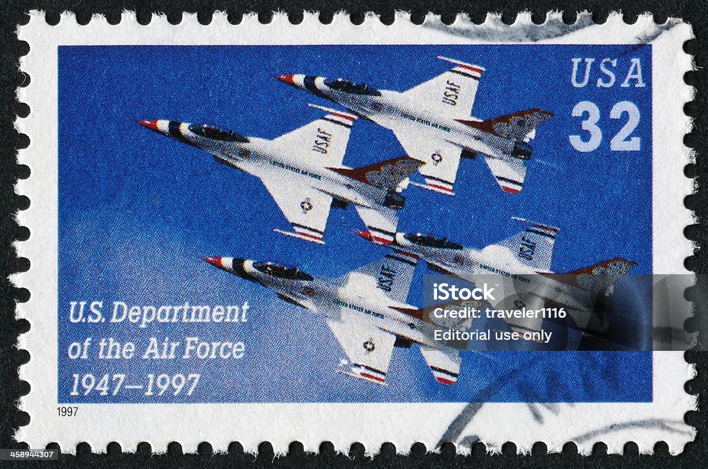 Sello de la Fuerza Aérea - Foto de stock de Avión libre de derechos