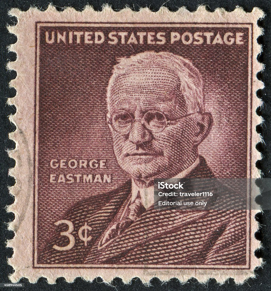 ジョージ Eastman Stamp - カメラのロイヤリティフリーストックフォト