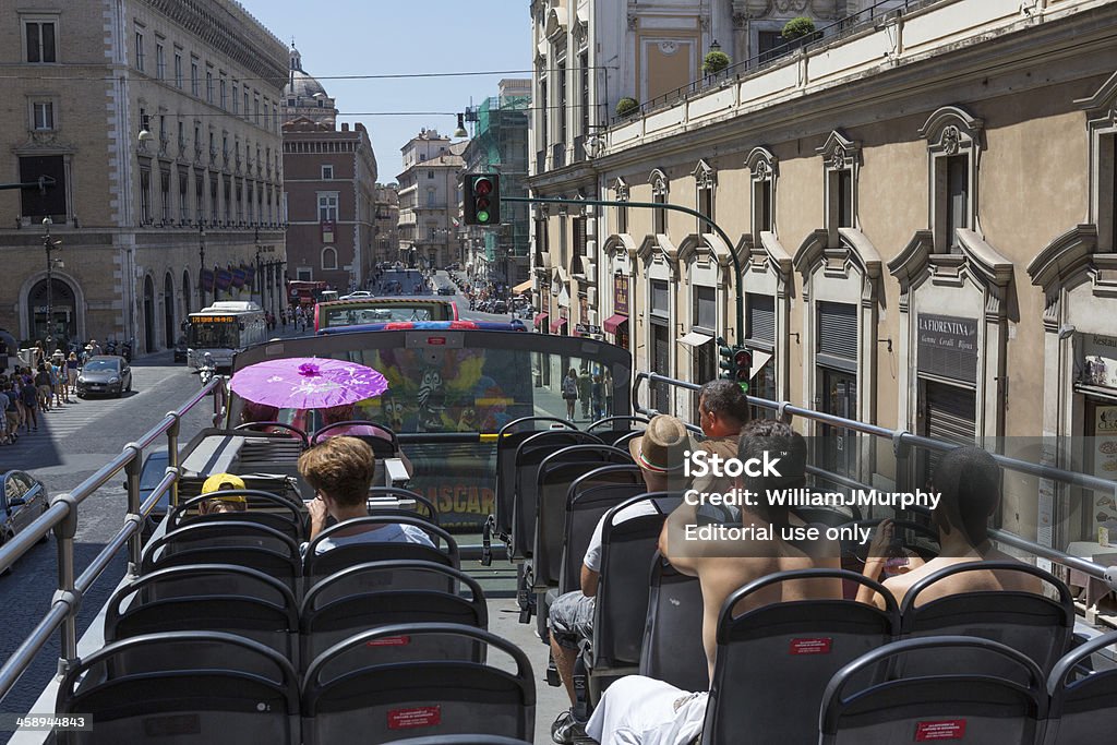 Rom Tour-Busse - Lizenzfrei Rom - Italien Stock-Foto