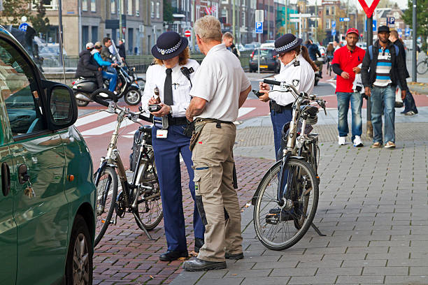 Blue police uniform