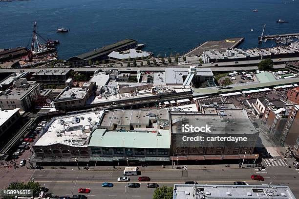 Mercato Degli Allevatori Di Pike Place Il Seattle - Fotografie stock e altre immagini di Stati Uniti del Pacifico nord-occidentale - Stati Uniti del Pacifico nord-occidentale, Viaggio, Ambientazione esterna