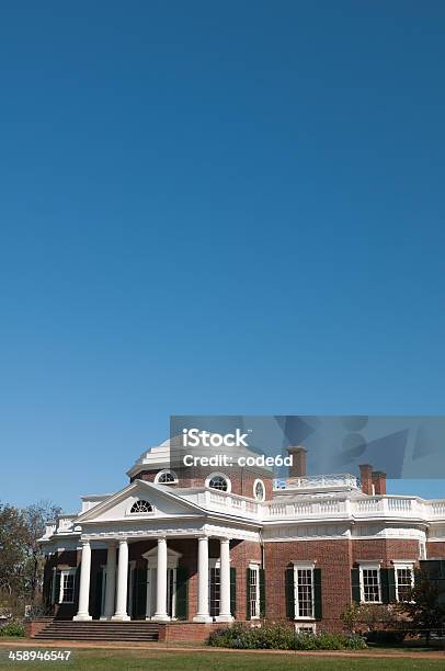 Monticello Di Charlottesville Virginia Stati Uniti - Fotografie stock e altre immagini di Monticello - Virginia