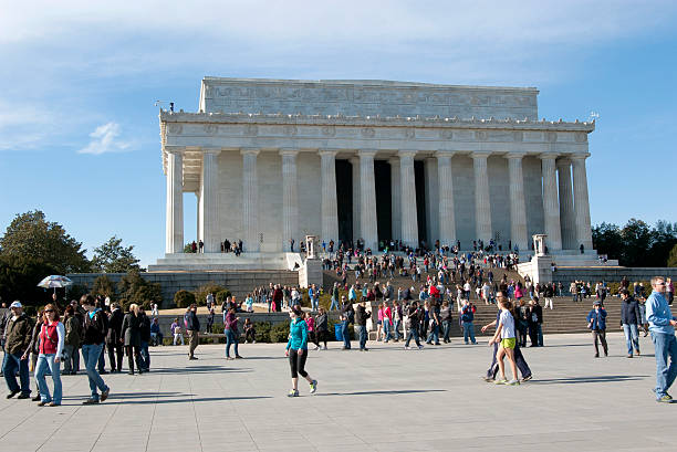 Lincoln Memorial exterior stock photo