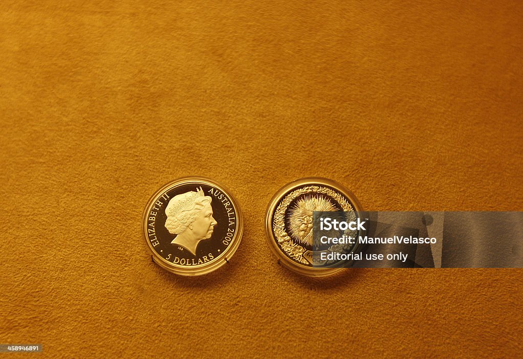 Пять Австралийский доллар - Стоковые фото Елизавета II роялти-фри