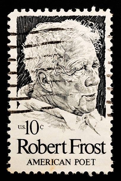 robert frost 미국 우표 - 프로스트 뉴스 사진 이미지