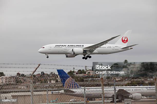 787 Dreamliner О Землю — стоковые фотографии и другие картинки Breaking new ground - английское выражение - Breaking new ground - английское выражение, Japan Airlines, Авиакосмическая промышленность