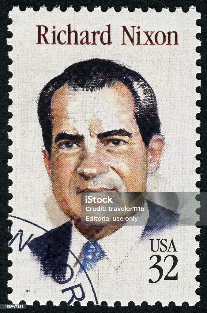 Richard Nixon Stamp - Lizenzfrei Richard Nixon Stock-Foto