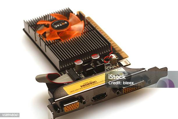 Graphics Card Stock Photo - Download Image Now - Aluminum, Computer, Computer Monitor