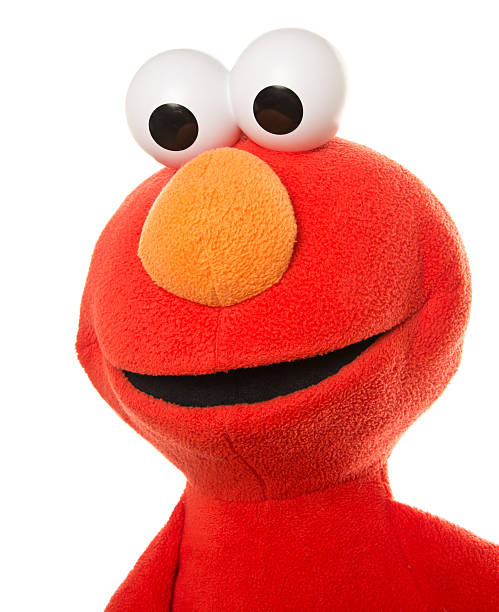 elmo - elmo toy puppet sesame street foto e immagini stock