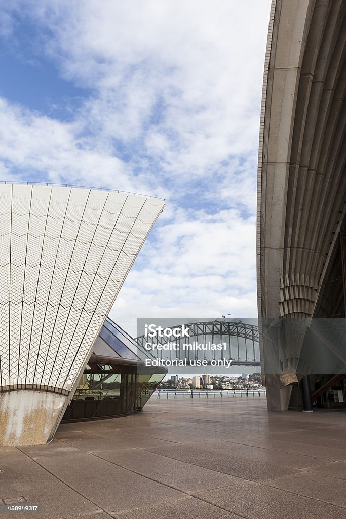 Porto di Sydney opera house & - Foto stock royalty-free di Australia