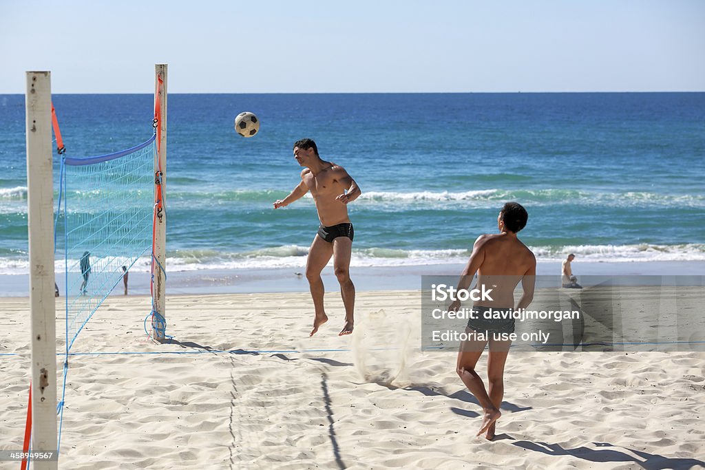 Futebol de Praia brasileira Vôlei - Royalty-free Adulto Foto de stock