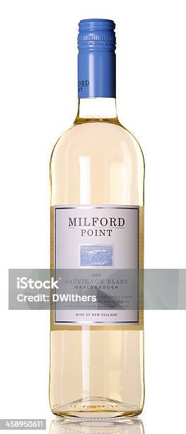 Bottiglia Di Milford Punto Sauvignon Blanc - Fotografie stock e altre immagini di Bottiglia - Bottiglia, Uva Cabernet Sauvignon, Tappo a vite