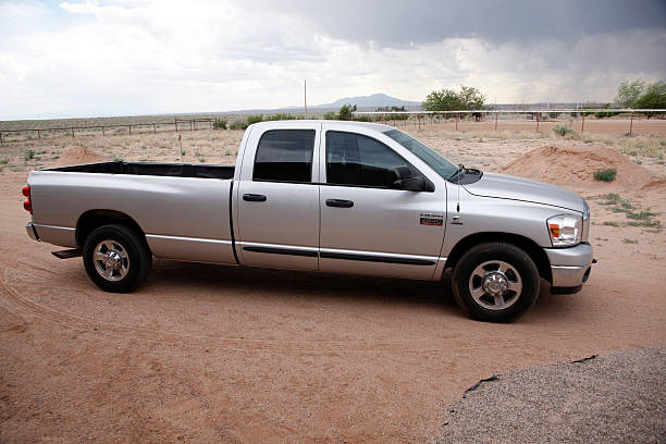 A clean 4x4 pickup truck from the early 1980's.