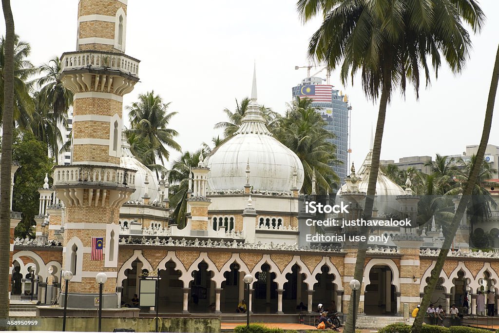 Mesquita Jamek em Kuala Lumpur - Royalty-free Arquitetura Foto de stock