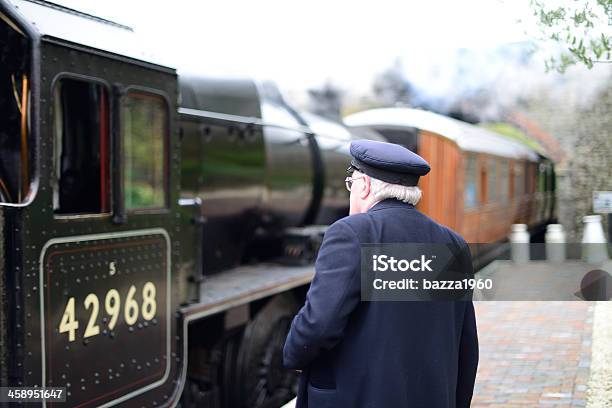 The Severn Valley Railway Stock Photo - Download Image Now - Rail Transportation, Transport Conductor, Adult