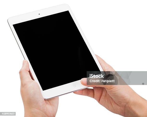 Handheld Ipad Mini Stockfoto und mehr Bilder von iPad - iPad, Ausrüstung und Geräte, Berührungsbildschirm