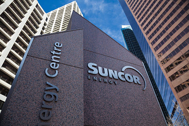 suncor energie - financial district calgary business built structure stock-fotos und bilder